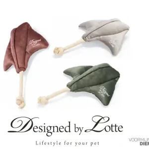 Designed By Lotte rog Anum velvet hondenspeelgoed