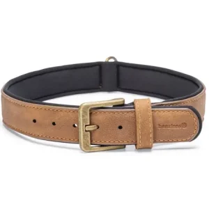 Beeztees Balacron Ax kunstleer bruin halsband hond