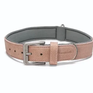 Beeztees Balacron Ax kunstleer roze halsband hond