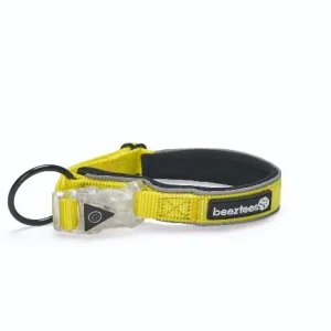 Beeztees safety gear Parinca Premium LED Nylon hondenhalsband