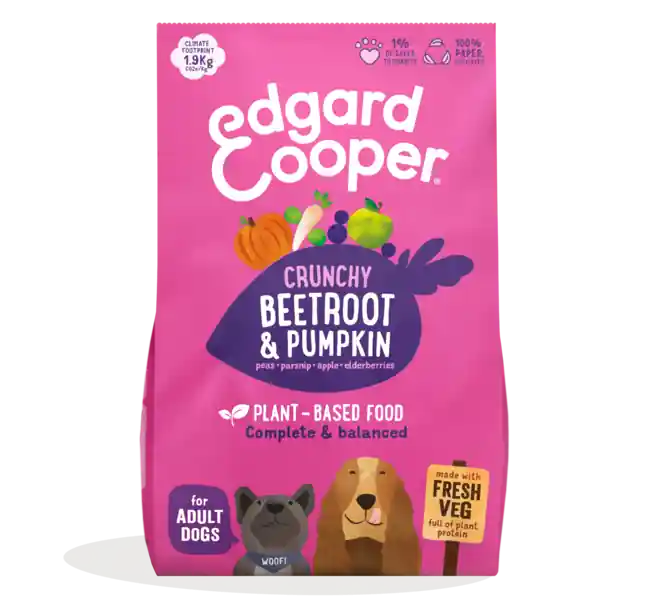 Edgard & Cooper Hond plantaardig rode biet & pompoen