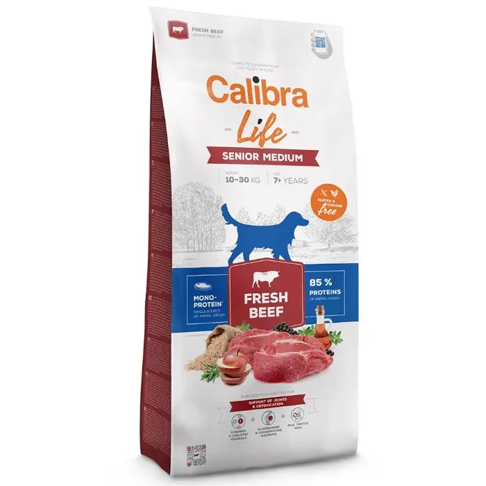 Calibra Life Dog Senior Medium Breed Fresh Beef