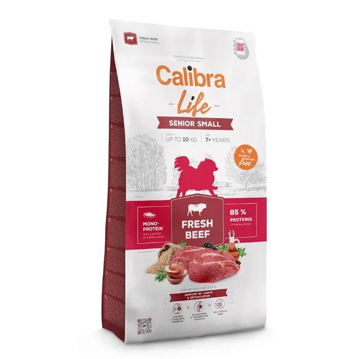 Calibra Life Dog Senior Small Breed Fresh Beef