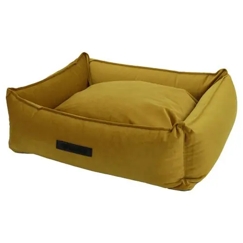 Wooff Hondenmand Cocoon Velours Oker