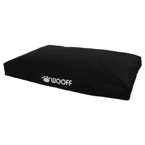 Wooff All Weather Matras ortho Zwart hondenkussen