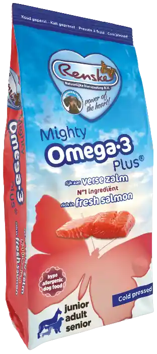 Renske Mighty Omega Plus Koud Geperst - Verse Zalm hond