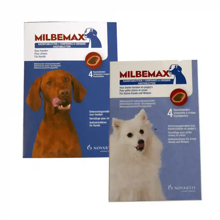 Milbemax ontworming hond kauwtabletten