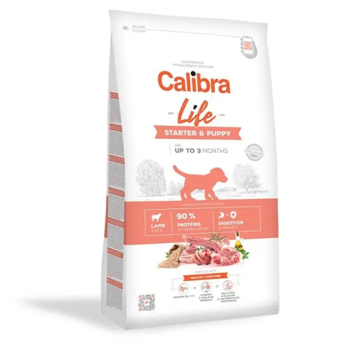 Calibra Life Dog Starter & Puppy Lamb hondenvoer