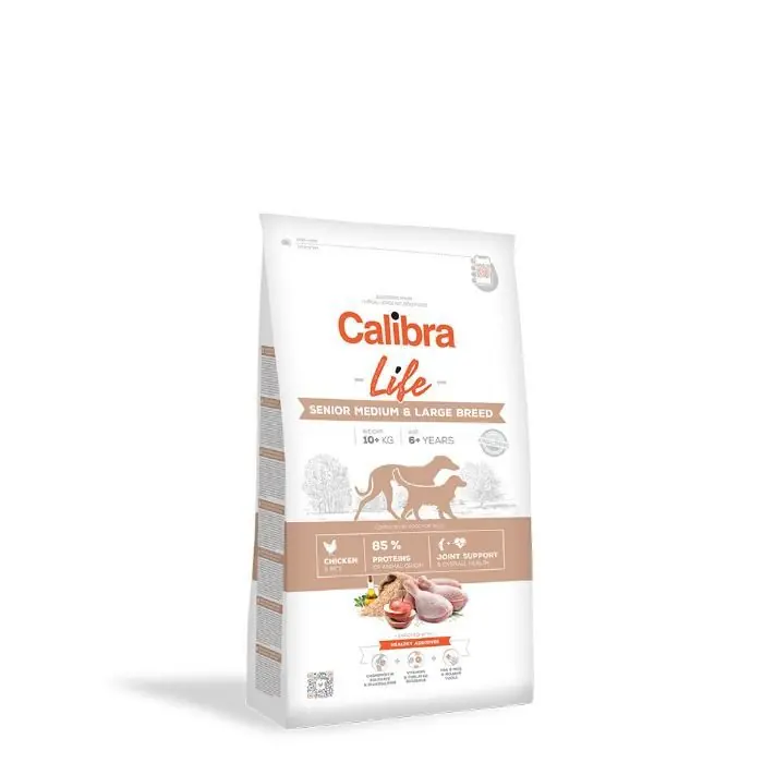 Calibra Life Dog Senior Medium & Large Chicken hondenvoer