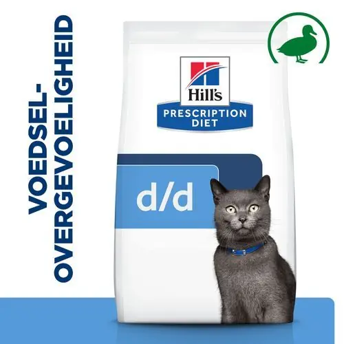 Hill's Prescription Diet D/D Kattenvoer met Eend & groene Erwten