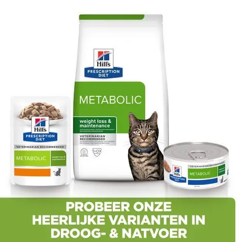 Hill's Prescription Diet Metabolic Kattenvoer met Kip