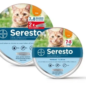 Seresto teken- en vlooienband kat