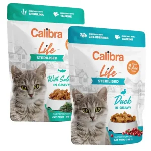 Calibra Life Cat Adult Sterilised maaltijdzakjes kat 28 x 85 gram