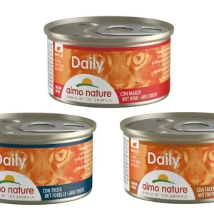 Almo Nature Dailymenu kat natvoer met blokjes 85gr