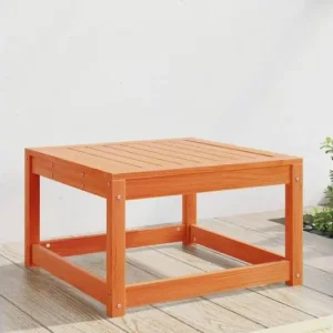 Tuinvoetenbank massief grenenhout wasbruin