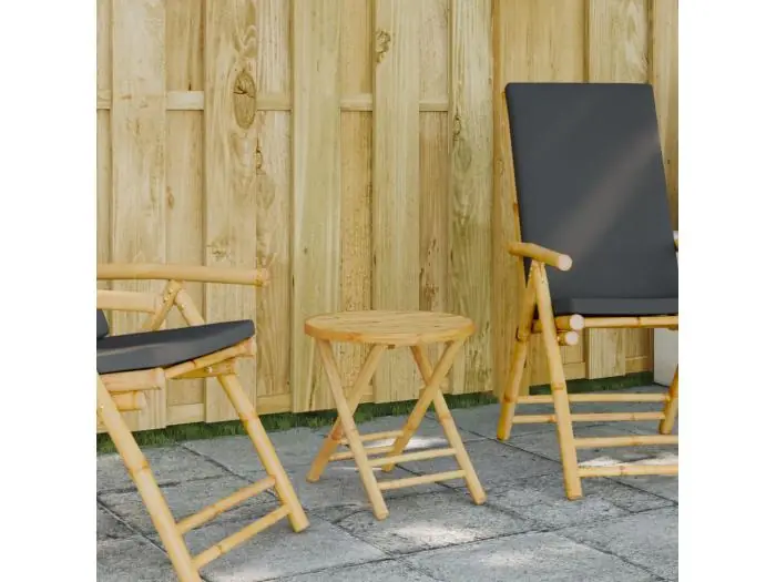 Tuintafel inklapbaar ? 45x45 cm bamboe