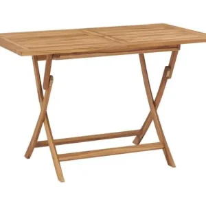 Tuintafel inklapbaar 120x70x75 cm massief teakhout