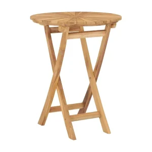 Tuintafel inklapbaar ?60 cm massief teakhout