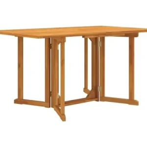Tuintafel inklapbaar 150x90x75 cm massief teakhout