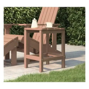 Tuintafel Adirondack 38x38x46 cm HDPE bruin