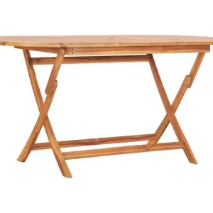Tuintafel inklapbaar 160x80x75 cm massief teakhout