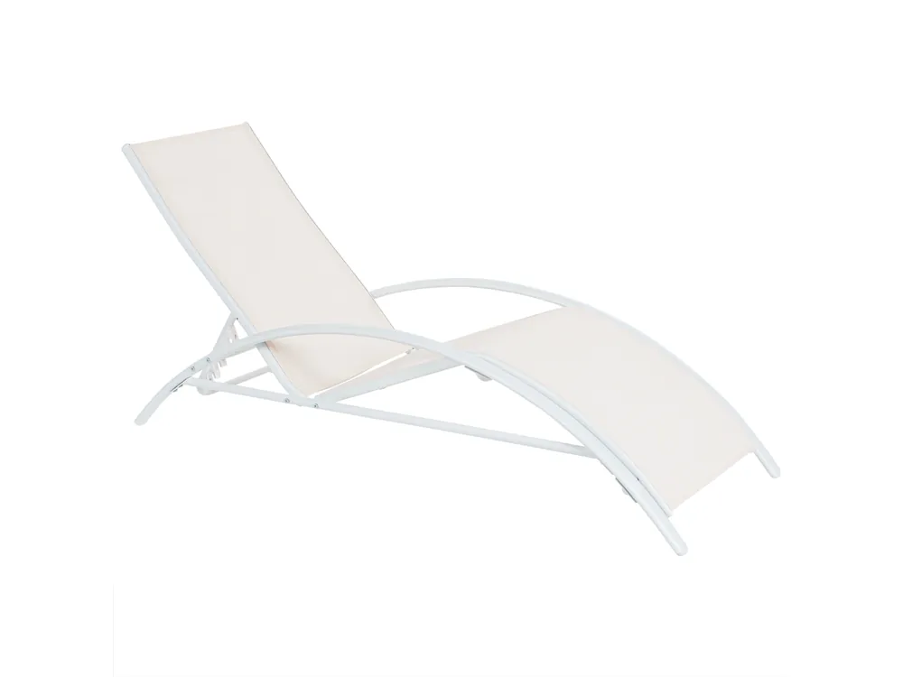 Ligstoel GAETA Metaal Beige