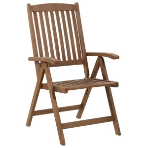 Tuinstoel AMANTEA Hout Donkere houtkleur