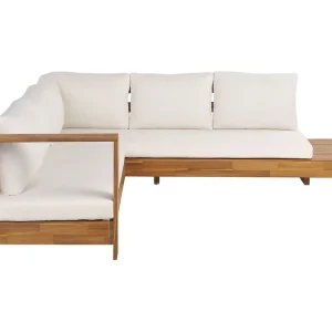 Loungeset MARETTIMO Acaciahout Gebroken wit Rechterzijde