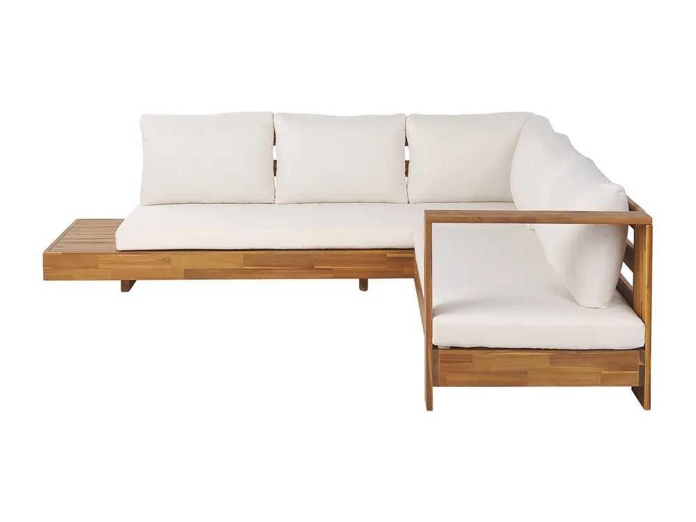 Loungeset MARETTIMO Acaciahout Gebroken wit Linkerzijde