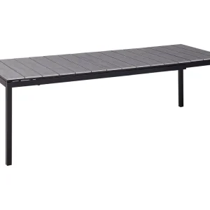 Uitschuifbare tuintafel TOFANE 198/248 cm 90 cm Grijs