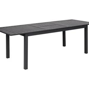 Uitschuifbare tuintafel SKALOMA 180/240 cm 90 cm Metaal Donkergrijs