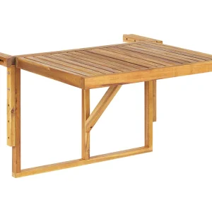 Balkontafel UDINE 70 cm 69 cm Acaciahout Bruin