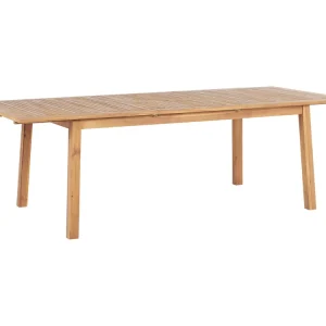 Uitschuifbare tuintafel CESANA 180/240 cm 100 cm Acaciahout Lichtbruin