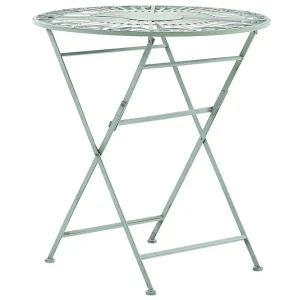 Bistrotafel TRENTO 70 cm 70 cm Metaal Lichtgroen