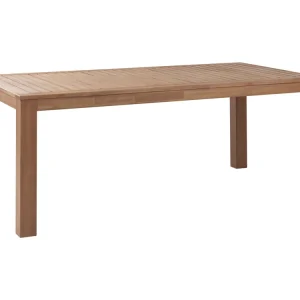 Tuintafel 190 x 105 cm Hout Lichte houtkleur MONSANO