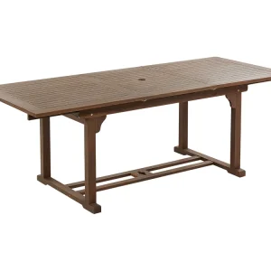 Uitschuifbare tuintafel AMANTEA 160/220 cm 90 cm Acaciahout Donkerbruin