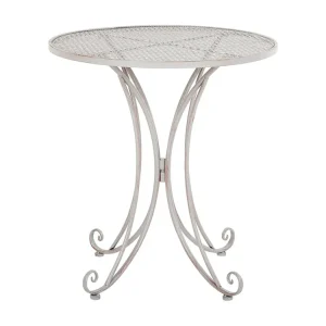 Bistrotafel CILENTO 71 cm 71 cm Metaal Grijs