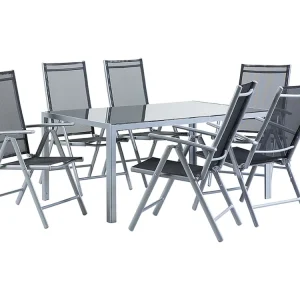 6-zitter CATANIA Zwart