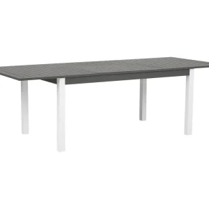 Uitschuifbare tuintafel PANCOLE 168/248 cm 100 cm Metaal Grijs
