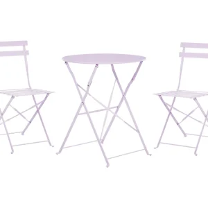 Bistroset Inklapbaar FIORI Metaal Paars