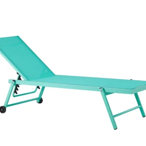 Ligstoel PORTOFINO Metaal Turquoise