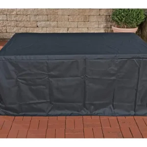 Beschermhoes - Kunststof - 222x165x65 cm - zwart - Abdeckhaube