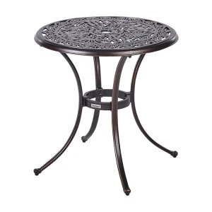 Bistrotafel ANDALO 68 cm 68 cm Metaal Bruin