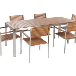 Tuinset 6-zitter VIAREGGIO FSC? gecertificeerd teakhout Bruin