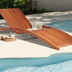 Ligstoel TANARO Bruin