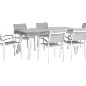 Tuinset 6-zitter PERETA Metaal Grijs