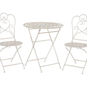 Bistroset Inklapbaar TRIESTE Metaal Lichtbeige