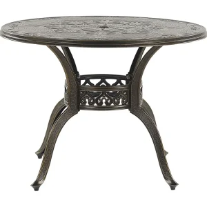 Tuintafel Metaal Donkerbruin SAPRI