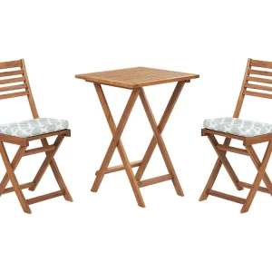 Bistroset met kussens Inklapbaar FIJI Hout Mintgroen
