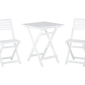 Bistroset Inklapbaar FIJI Hout Wit